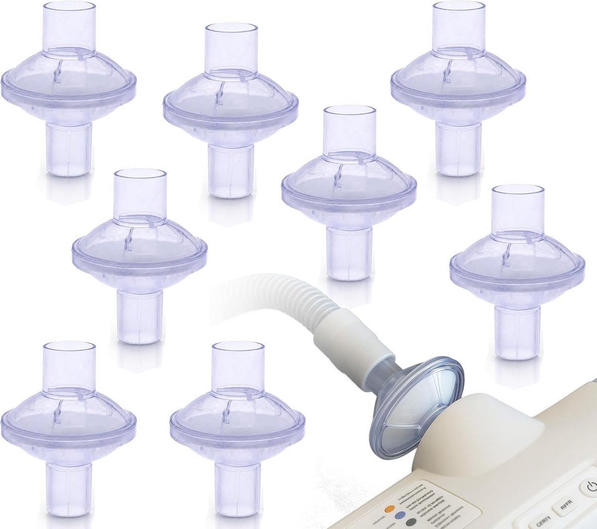 Aveen Inline 8-pack CPAP filters, universal fit for CPAP and BiPAP devices and CPAP hoses, advanced filtration for - ShopVlot