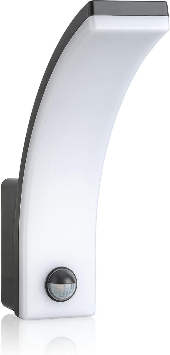 Sensor lampjes met bewegingsmelder - Antraciet - 20W LED Buitenlamp - 1550 Lumen - Koud Wit Licht - Voor Buiten
