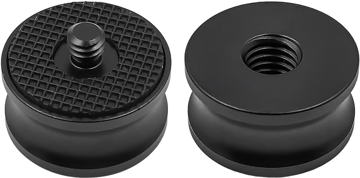 Tripod adapter 1/4" naar 3/8" - converter set - voor statief en camera - eenvoudig te gebruiken - ShopVlot