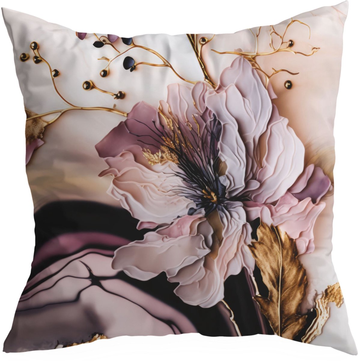 Decoratieve Kussensloop 45x45cm - Sublimatie Print, Hoge Kwaliteit