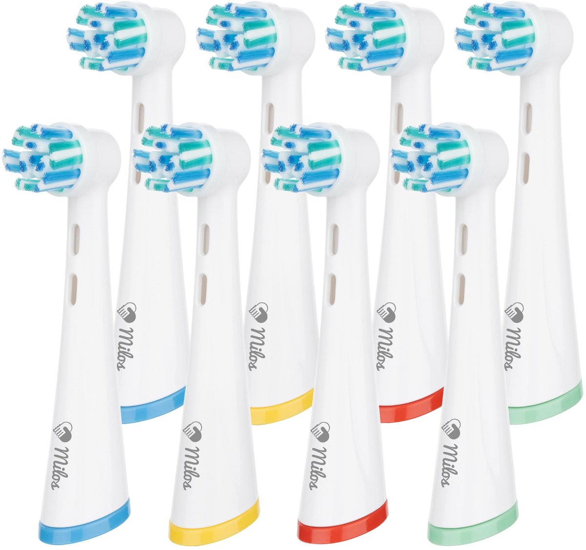 Opzetborstels voor elektrische tandenborstel - 8 stuks vervangend - diepe reiniging - geschikt voor Oral B iO - ShopVlot