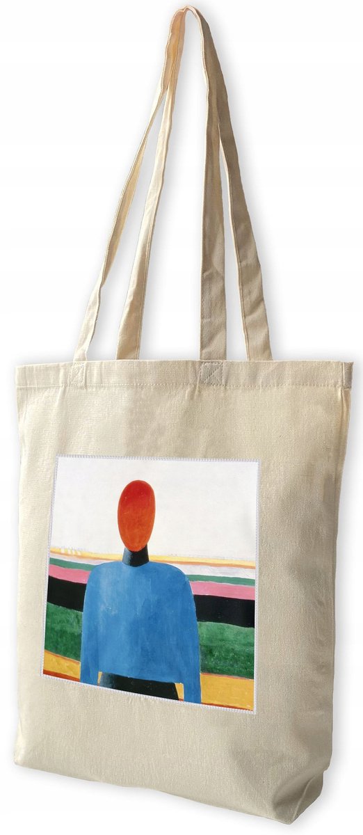 Shopper Tas met Kazimir Malevich-print - canvas