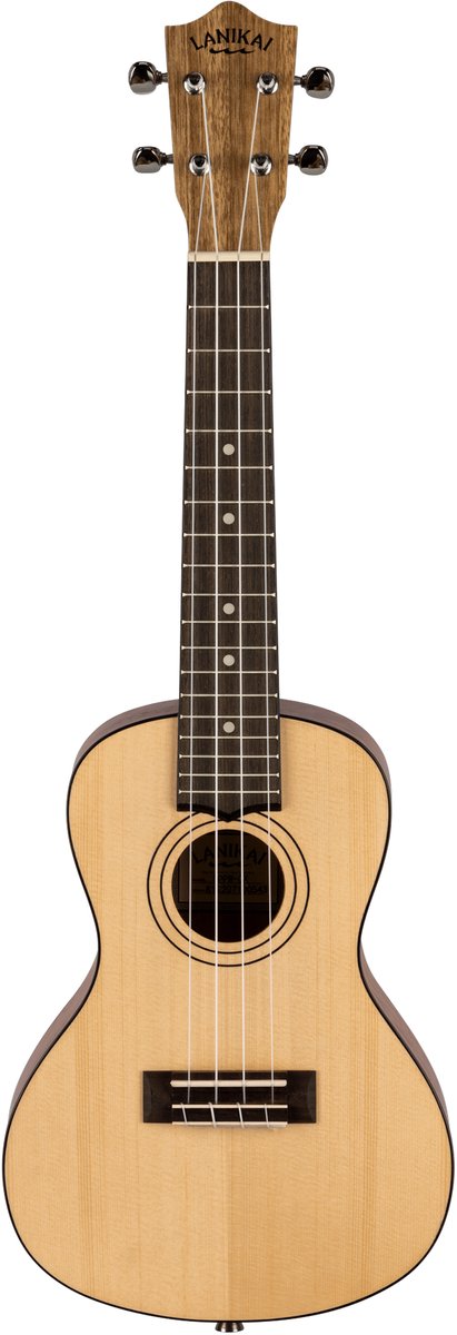 LANIKAI LKUSPPW-CX Concertukelele, Spruce Pacific Walnut Serie, Tas