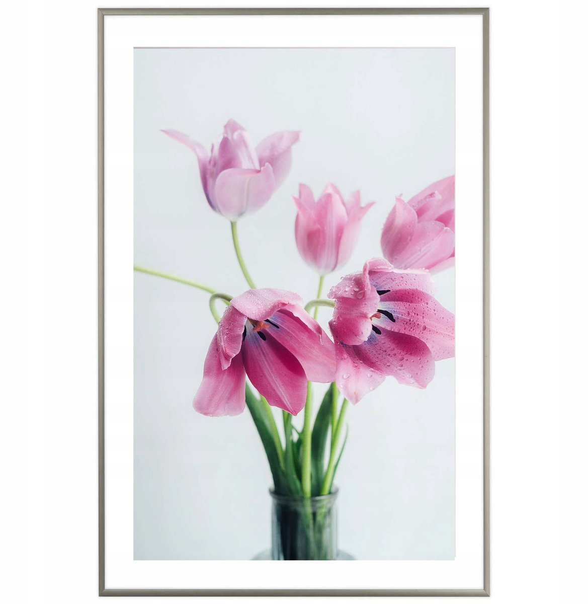 Aluminium Fotolijst Zilver 62x93 cm