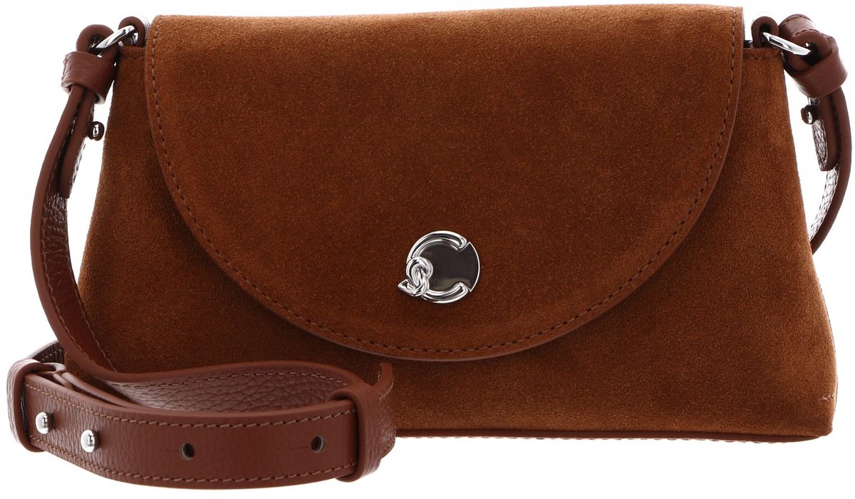 COCCINELLE Leren schoudertas Nikla Suede Bim Mini Bag Cognac / Cognac bruine
