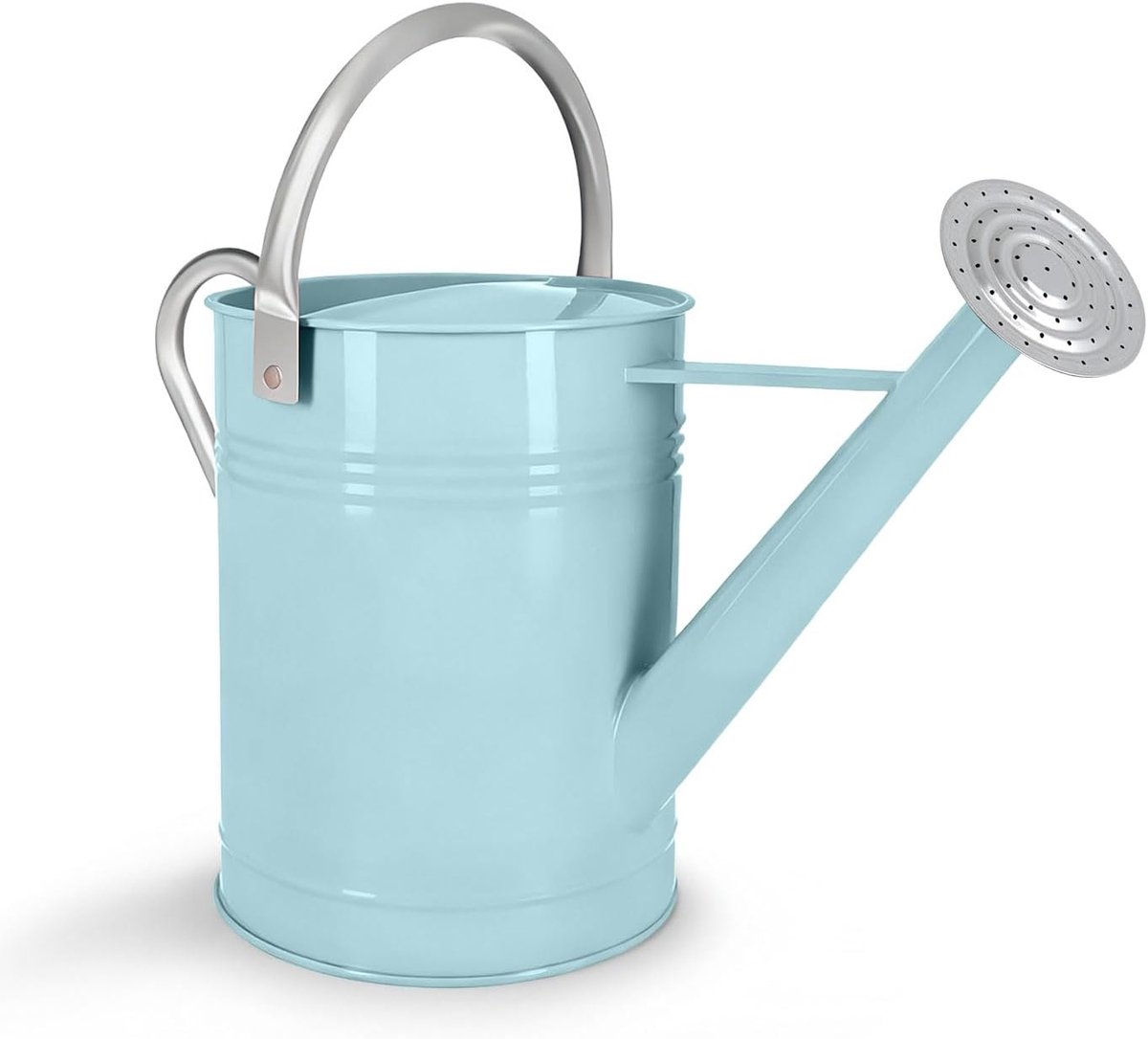 Gieter 6.5L - Lichtblauw - Gegalvaniseerd staal - Roestbestendig voor planten - ShopVlot