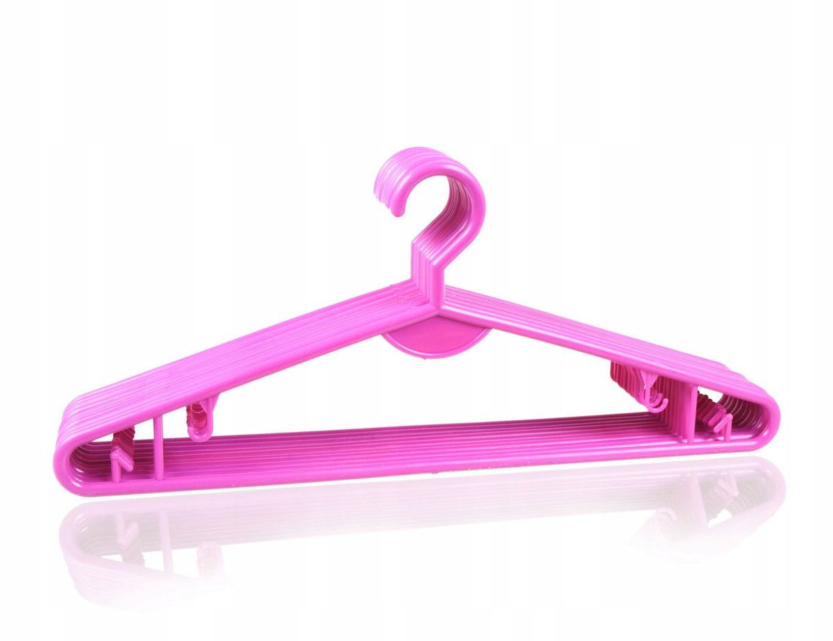 25x Roze Kledinghangers - Universeel, 41 cm Ras