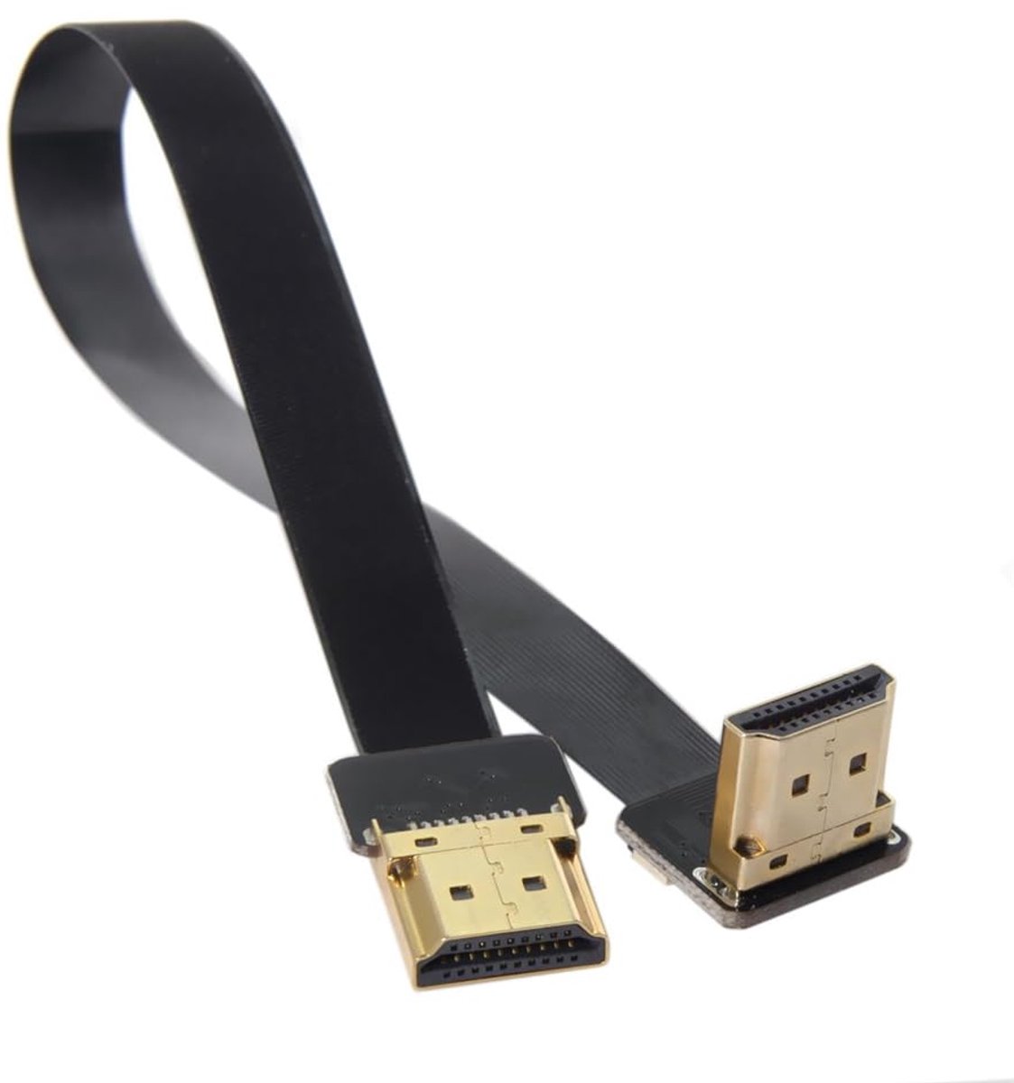 CYFPV FPV HDMI Male to Up Angular 90D HDMI Male HDTV FPC Flat Cable for FPV HDTV Multicopter Aerial Photography - ShopVlot