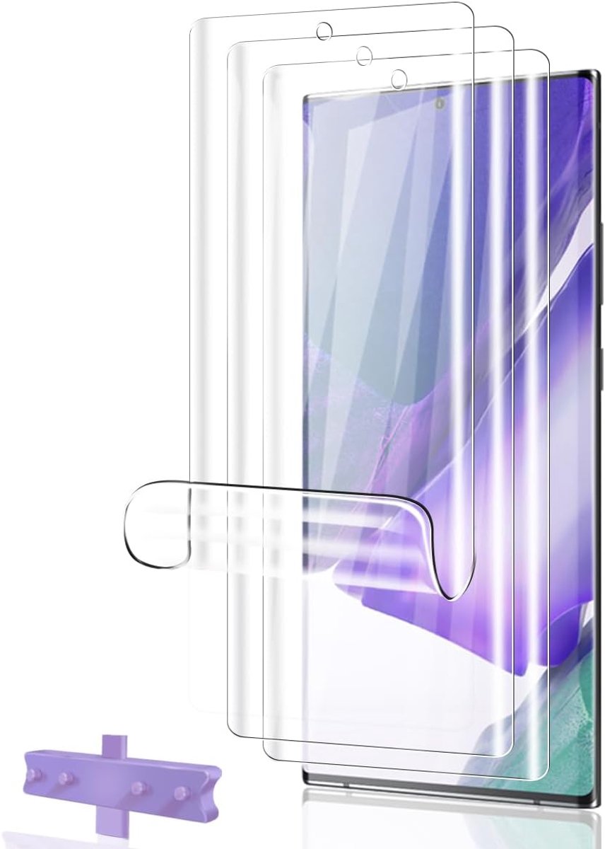 Galaxy Note 20 Ultra Screen Protector Screen Protector TPU Film Pack of 3 Easy Installation, Bubble-Free - ShopVlot