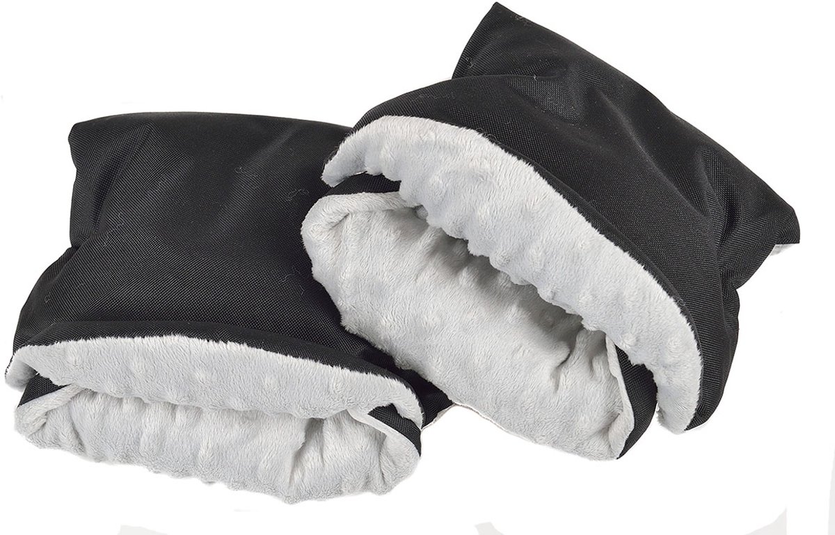 Warme Mutsy Kinderwagen Minky Zwart
