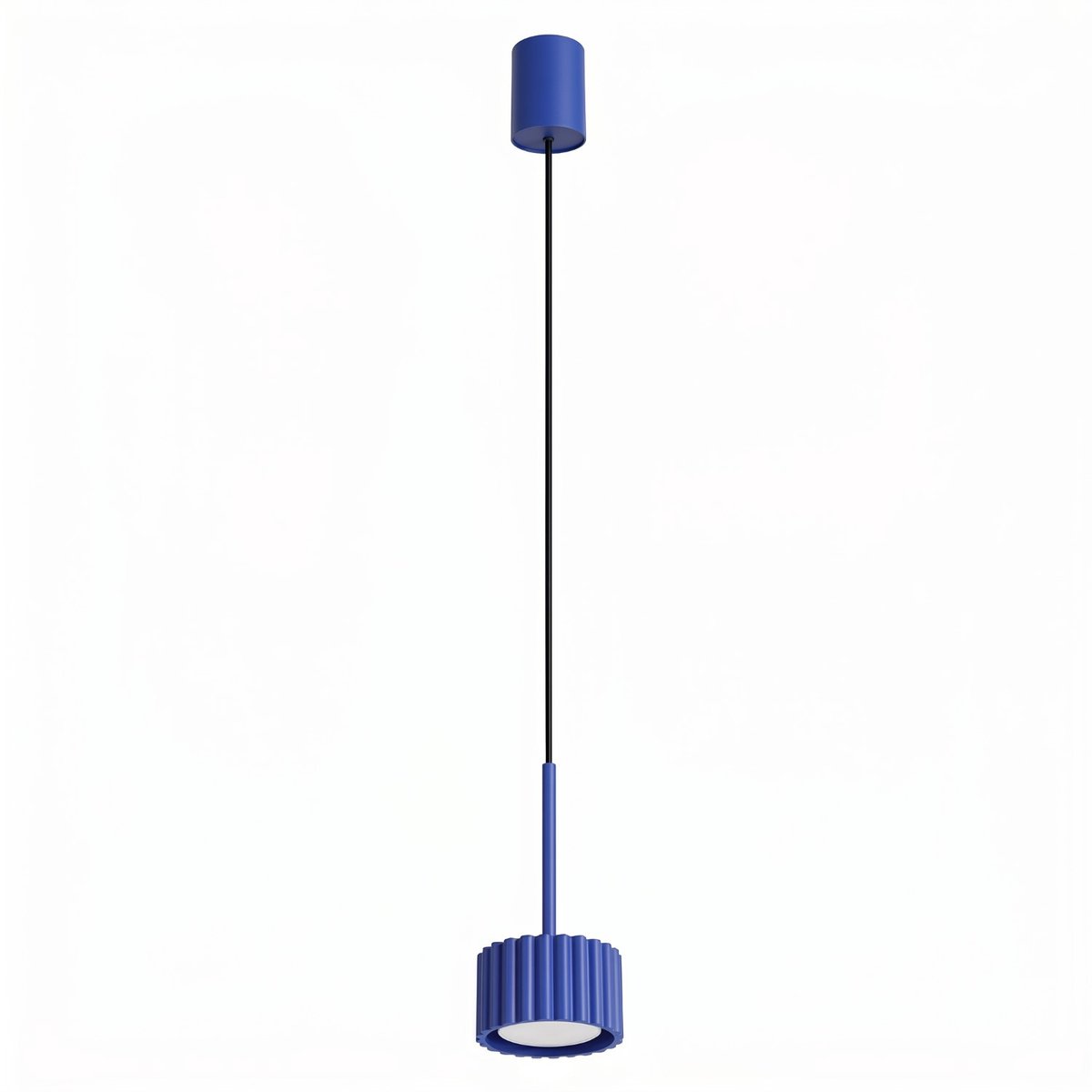 Sollux Lighting Hanglamp AURA - Gx53 - ultramarijn - aluminium - 10x10x125cm
