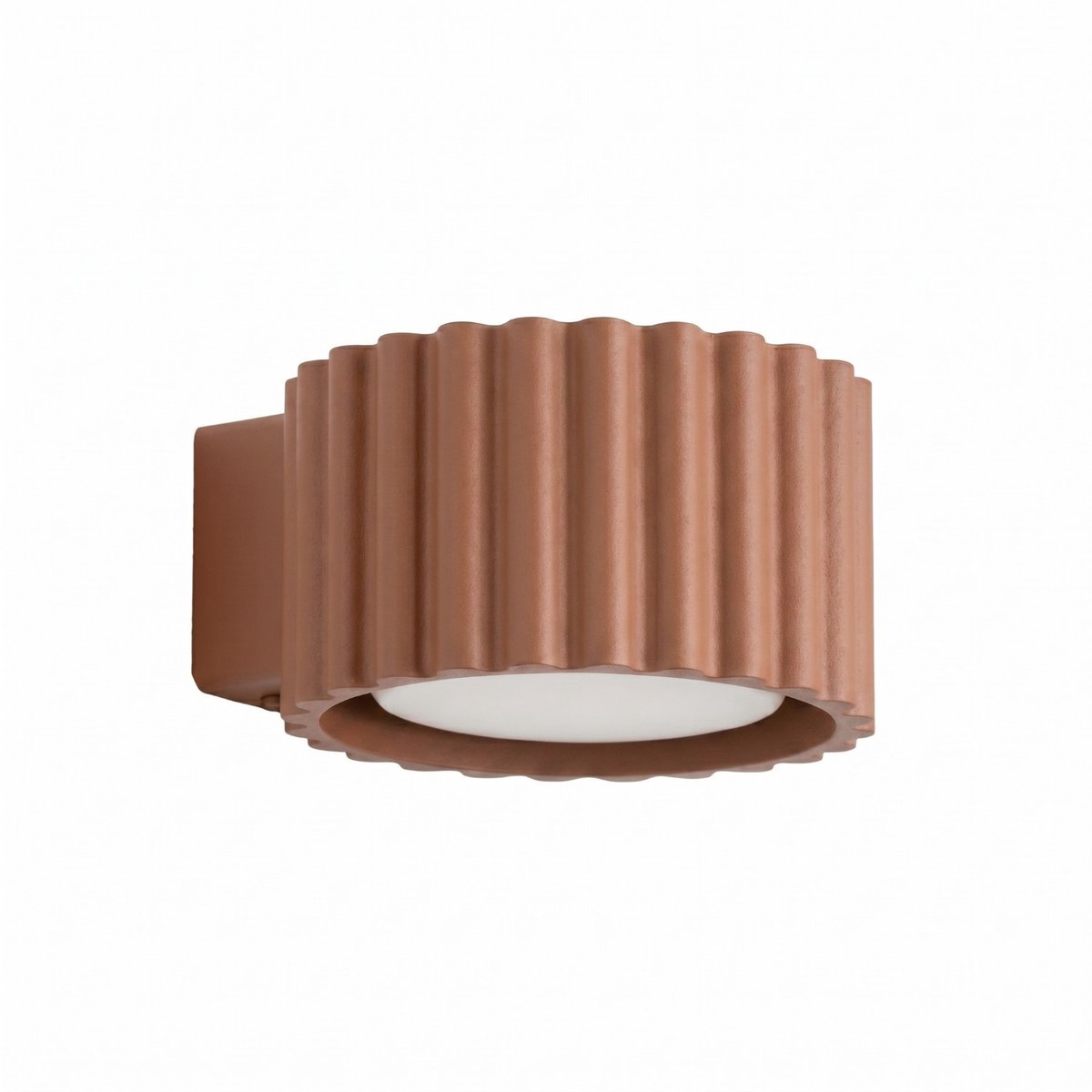 Sollux Lighting Wandlamp AURA - Gx53 - mocca - aluminium - 10x12x6cm