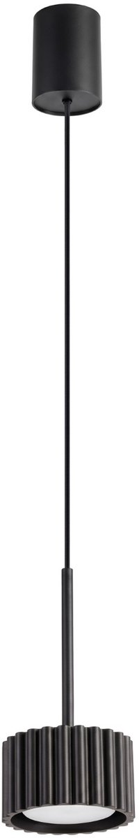 Sollux Lighting Hanglamp AURA - Gx53 - zwart - aluminium - 10x10x125cm