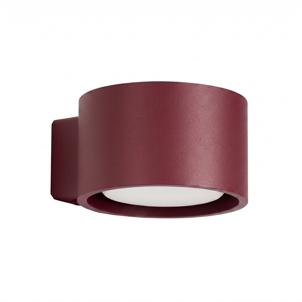 Sollux Lighting Wandlamp MODO - Gx53 - bordeaux - aluminium - 10x12x6cm
