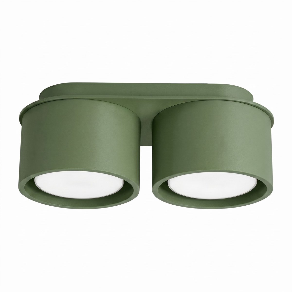 Sollux Lighting Plafondlamp MODO - Gx53 - olijfgroen - aluminium - 21x10x8cm