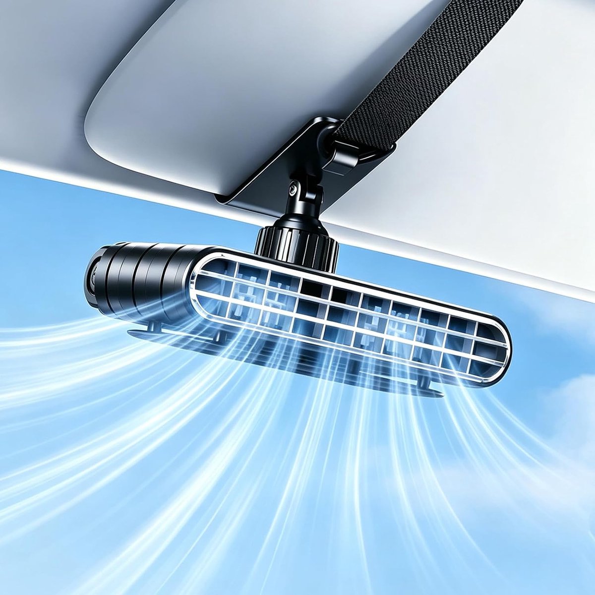 Car Fan Clip On Car Fan Portable 360° Rotating Car Fan - ShopVlot