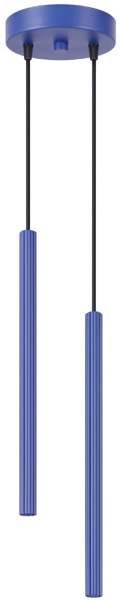 Sollux Lighting Hanglamp Arche - G9 - ultramarijn - staal - 15x15x118cm