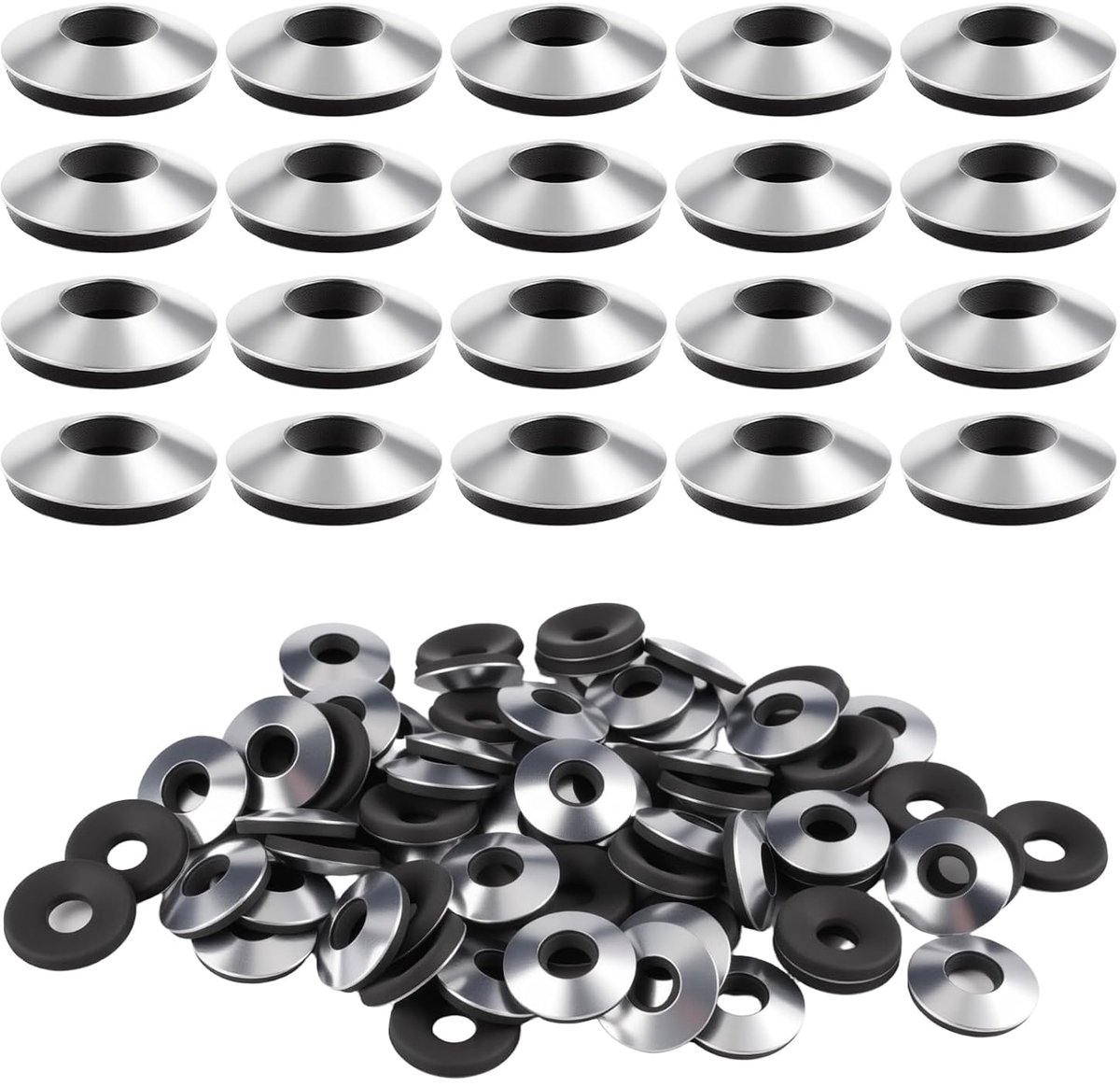 100 stuks EPDM-afdichtingsringen, EPDM-onderlegringen, M6,3 - ShopVlot