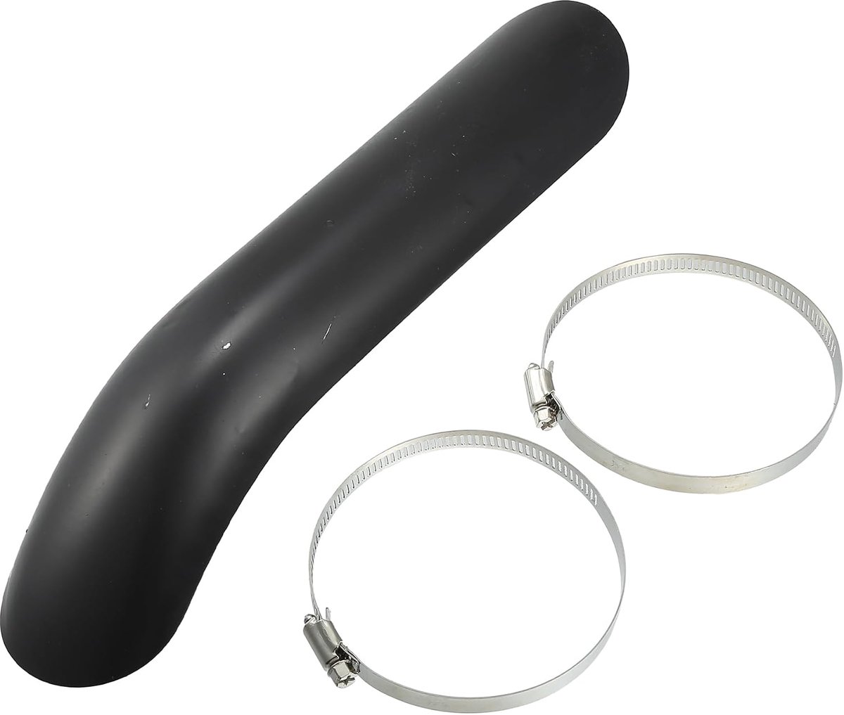 Motoforti Universal Motorcycle Exhaust Pipe Heat Shield Curved Motorcycle Heat Insulation Cover, 267x56mm, Durable - ShopVlot