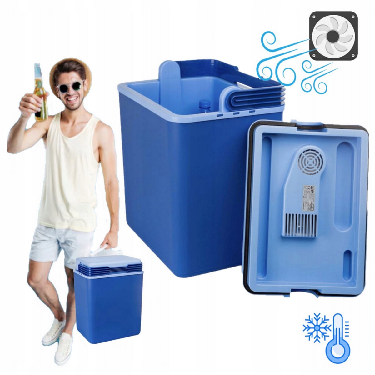 Grote 24L 12V Koelbox Auto Camping Strand Kamperen