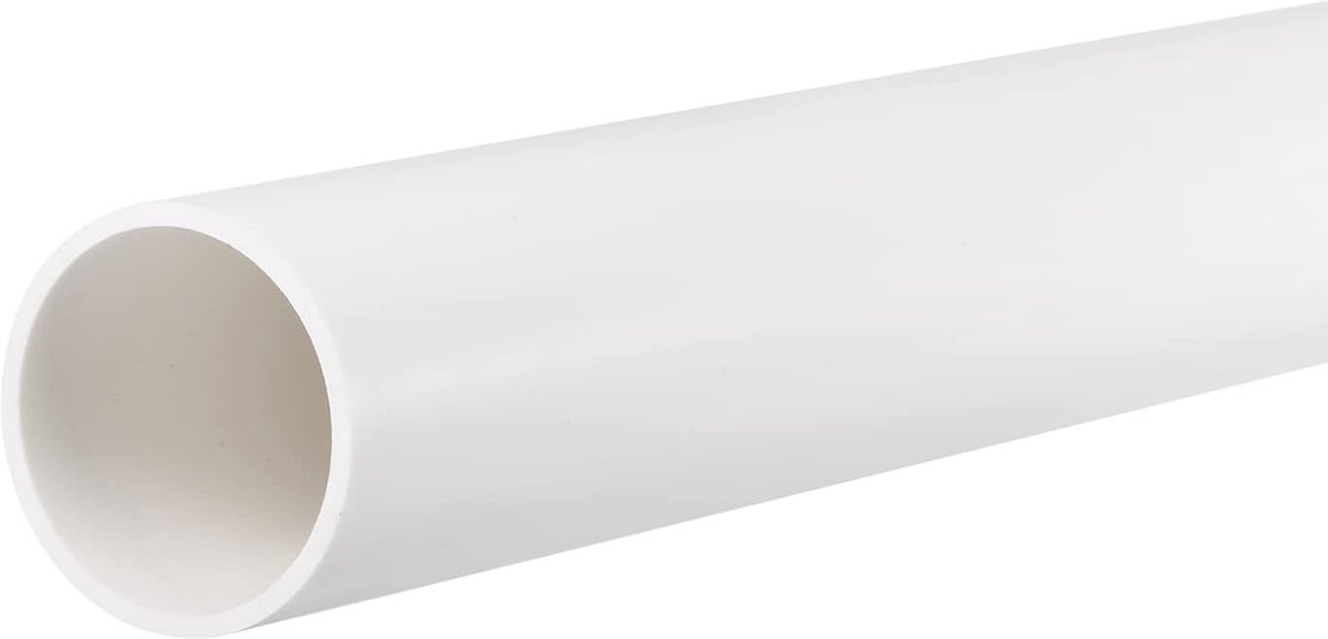 DMiotech ID Hose 36 mm OD 40 m Long 0.5 m Long Hard PVC Hose White for Liquid Hose, DIY Decoration - ShopVlot