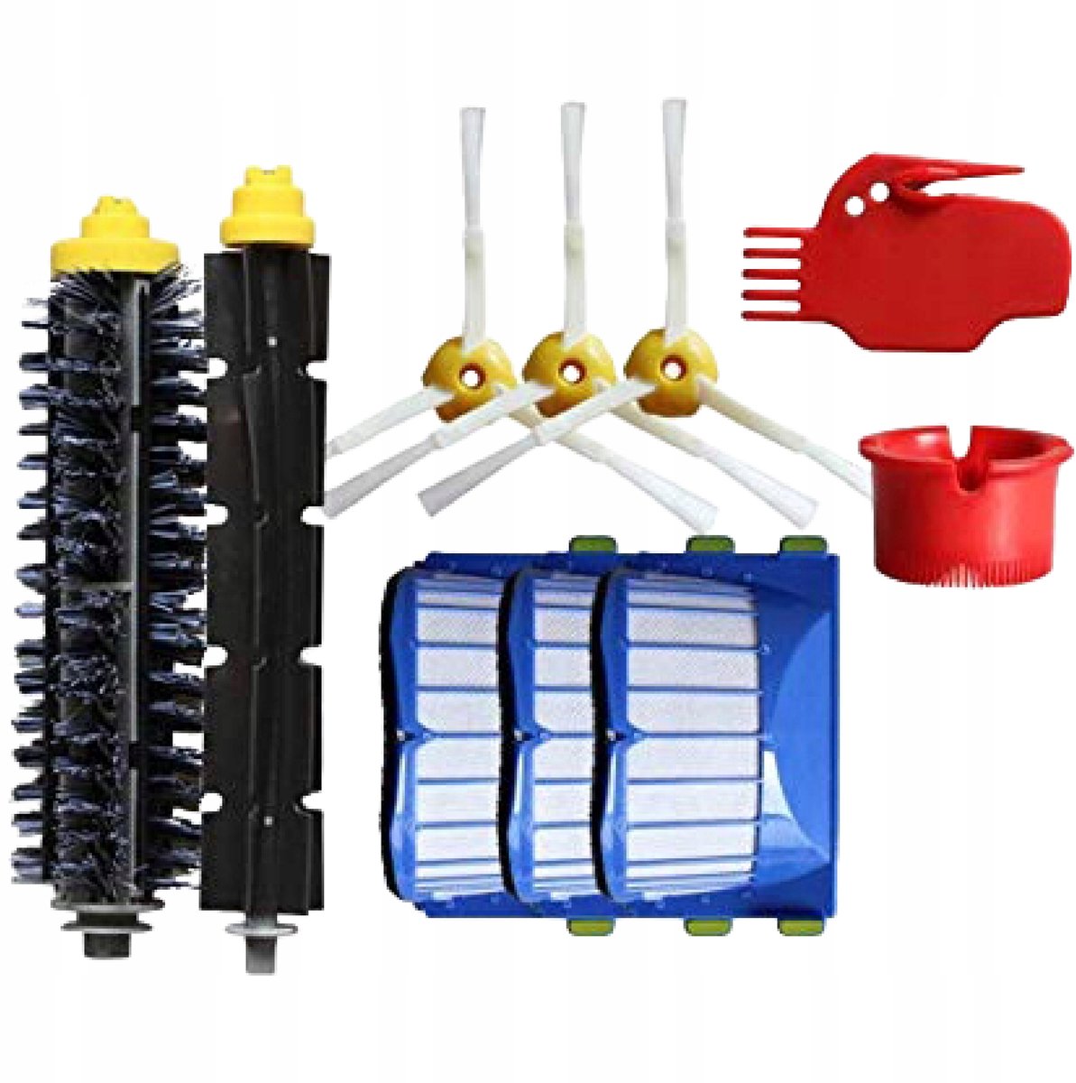 Onderhoudsset voor iRobot Roomba 600 Serie: Filters & Borstels