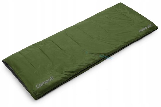 2x Kampeer slaapzak Hobo 200 groen, koppelbaar, tot 3°C — afbeelding 4
