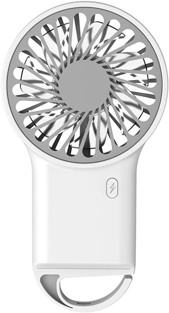 Portable Mini Fan Rechargeable Type C Fan with Telescopic Hook Portable Small Pocket Fan with 3 Speed Speed for Women - ShopVlot