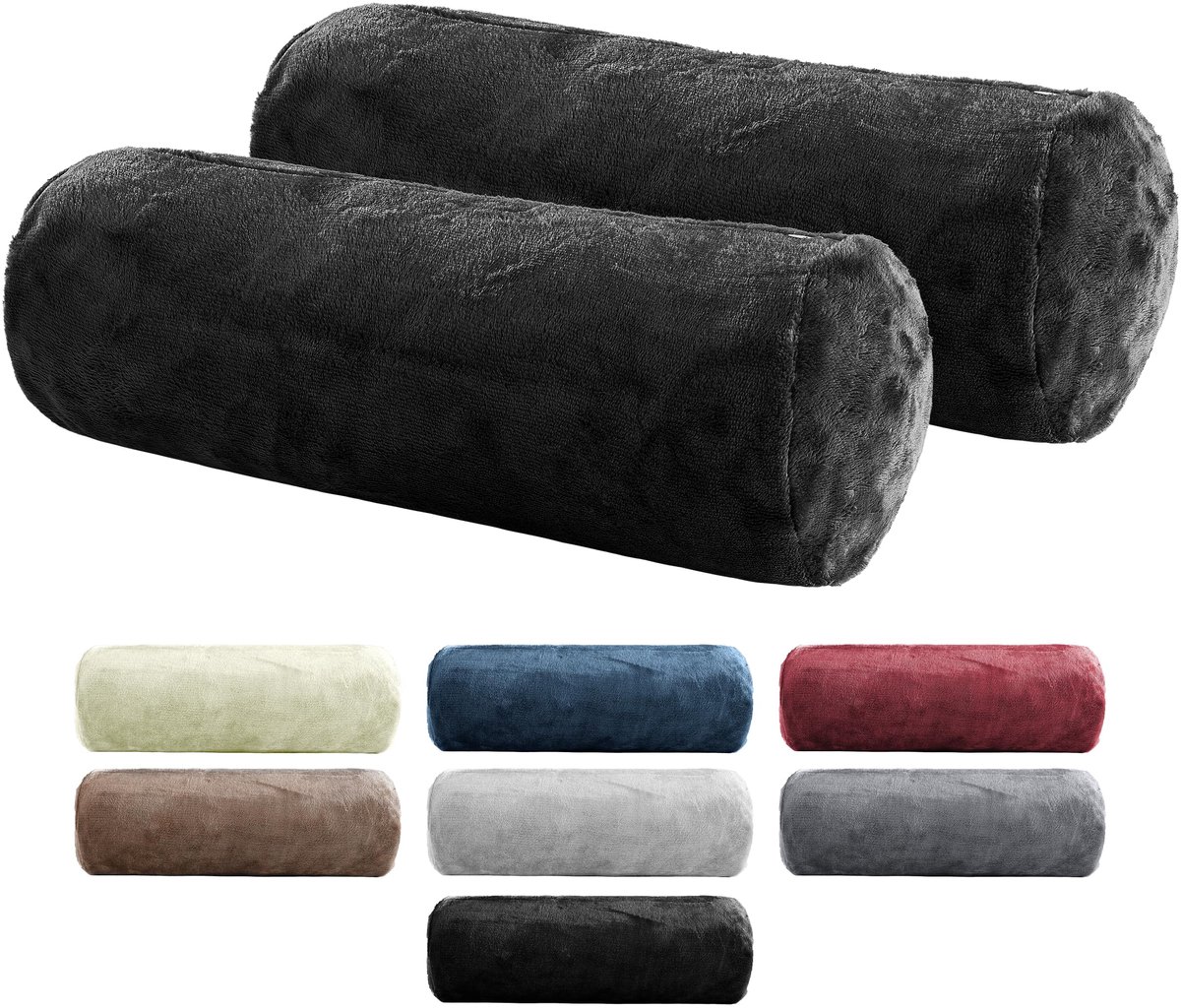 Kussenslopen 15 x 40 cm - kasjmier touch - 100% microvezel - zacht en comfortabel - ShopVlot