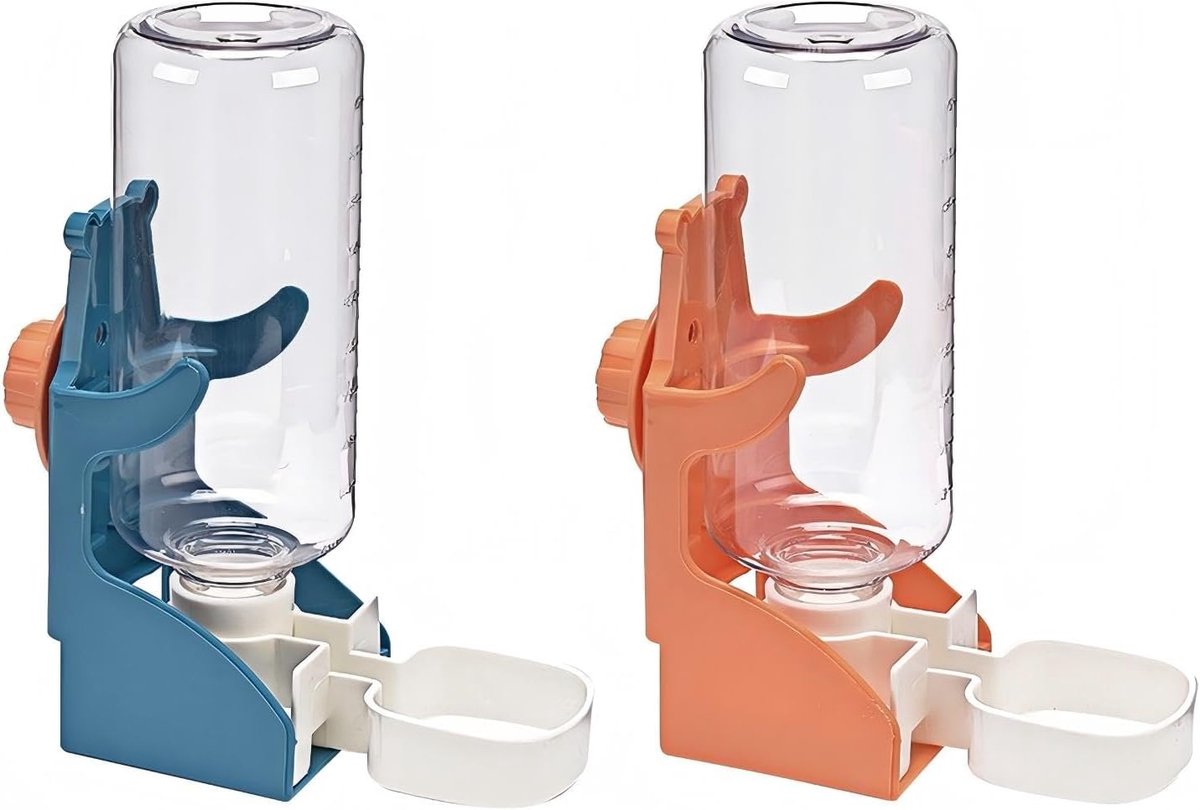 Automatic Water Dispenser, Rabbit Drinking Bottle, 500ml Hanging Pet Rabbit Drinking Bowl for Guinea Pigs - ShopVlot
