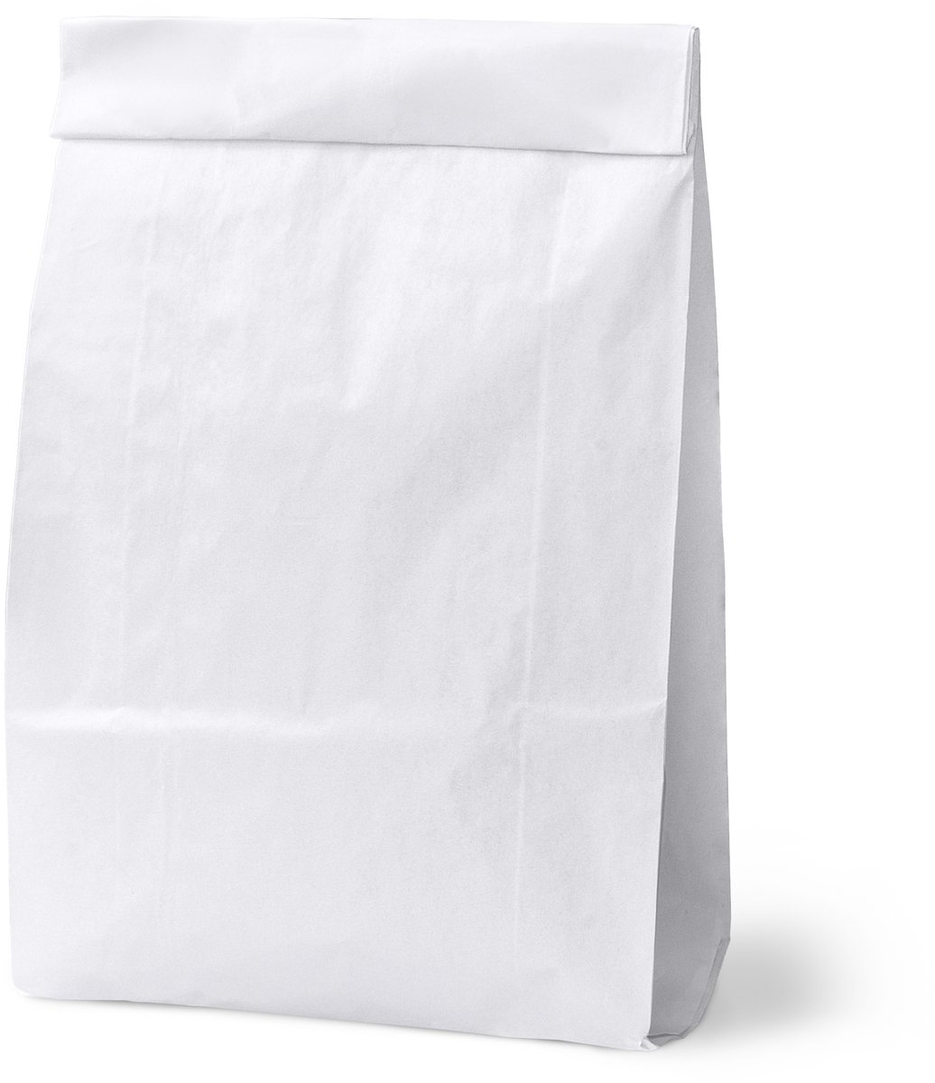 1000x Witte Papieren Zakjes 15x6x29cm - Ideaal voor Lunch & Cadeaus