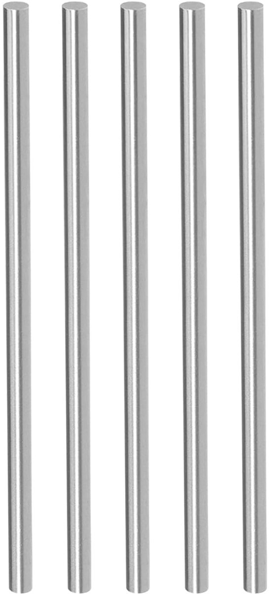 5pcs round steel rod 4.5mm diameter 200mm length high-speed steel rod goods handicraft DIY tools - ShopVlot