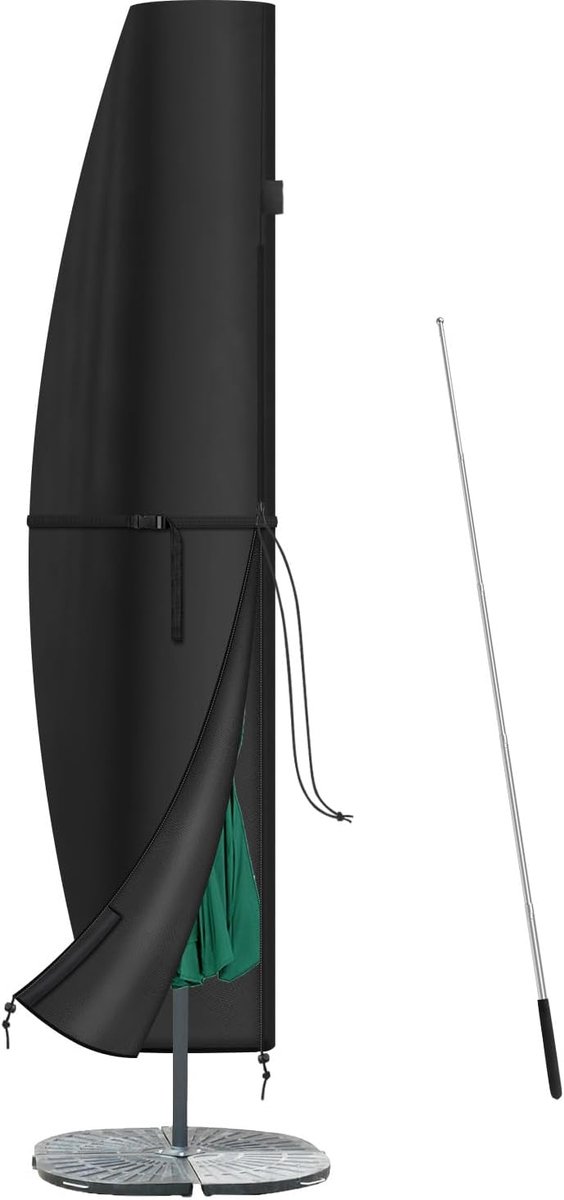Beschermhoes voor Parasol Waterdichte Afdekhoes voor Parasol Ø3-4m - ShopVlot