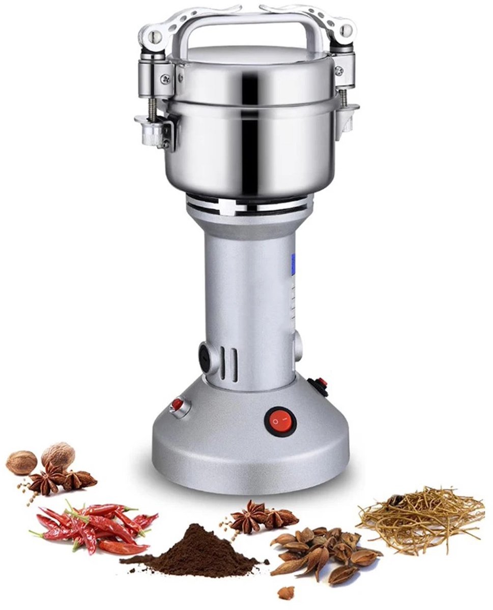 Archi Elektrische Graanmolen - Koffiemolen -150G – 550W – 27.000 RPM – RVS – Voor Koffiebonen, Granen, Kruiden & Specerijen – 220V