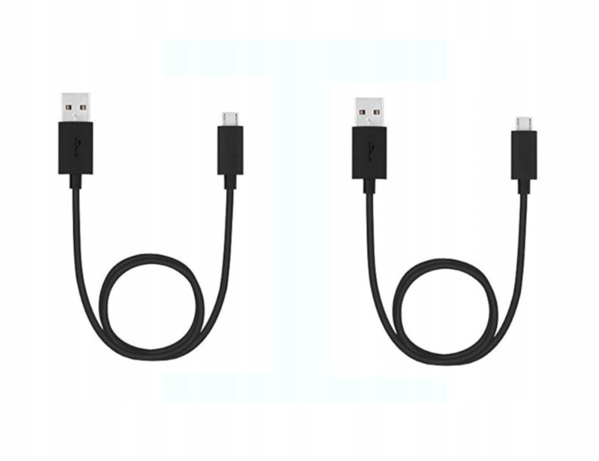 2x Micro USB Laadkabel 50cm voor Nokia HTC - Mix Kleur