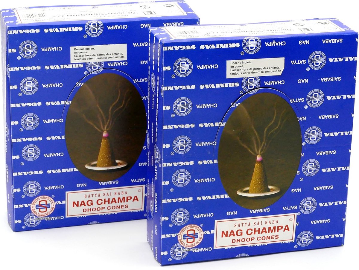 Satya Nag Champa Nag Champa Incense Cones - ShopVlot