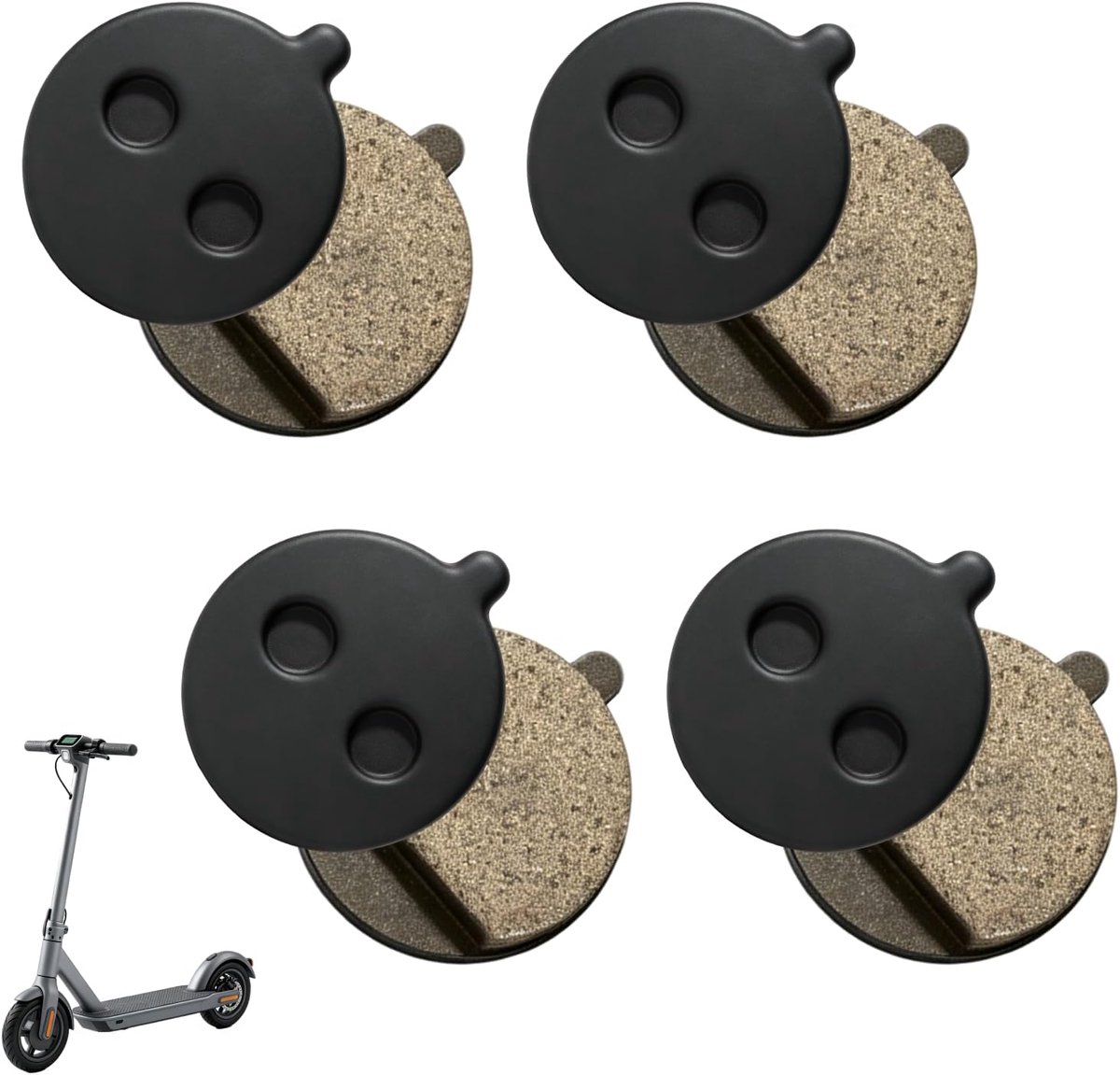 8 stuks remblokken E-scooter voor Soflow So4 Pro/Gen2 semi-metalen high-performance E-scooter remblokken voor - ShopVlot