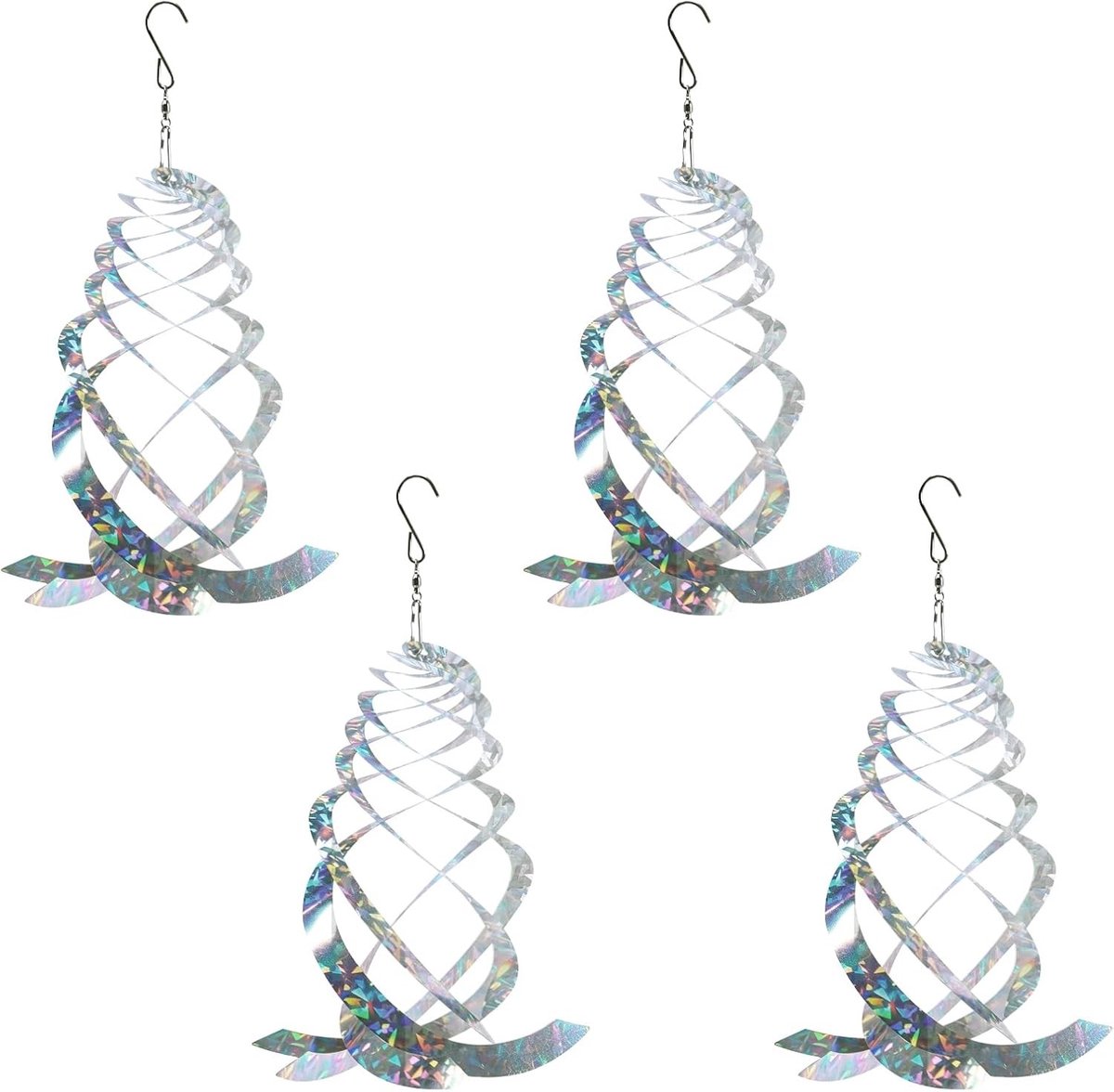 Reflector Vogelverjager - Roestvrij staal - 21,6 cm - 360° Draaibaar met Spiegeleffect - Voor Buitenruimtes