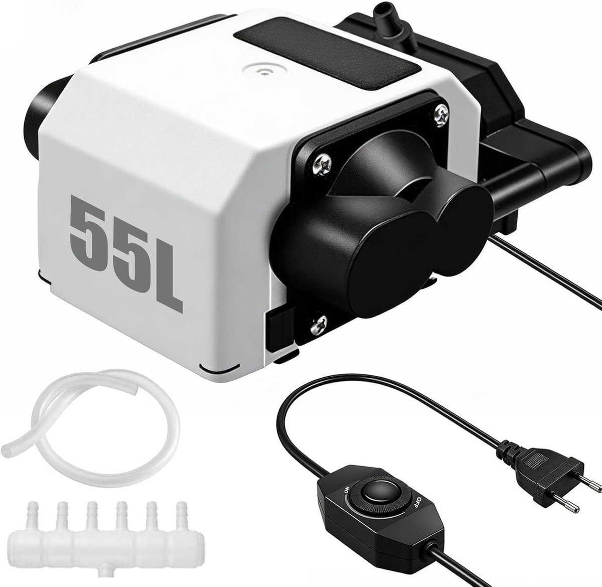 Air Assist Pomp voor Lasersnijder en Graveermachine - 220 V - 55 l/min - Geluidsarm - Voor Efficiënt Snijden en Graven