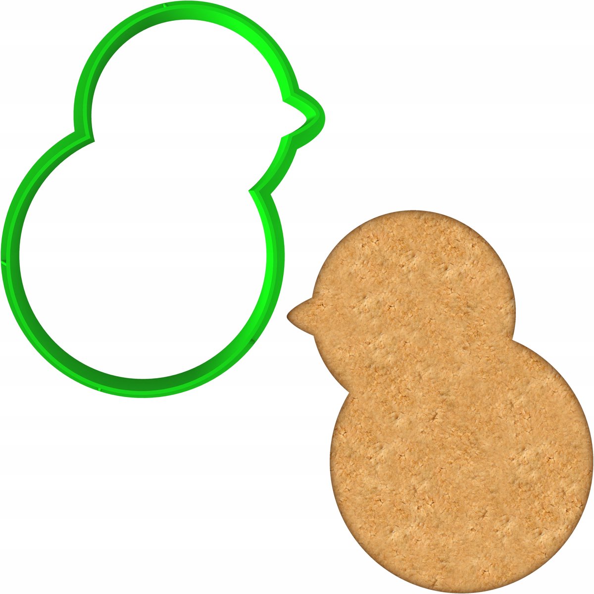 Paas Koekjesvorm Kipje 8cm - Bakken met Plezier