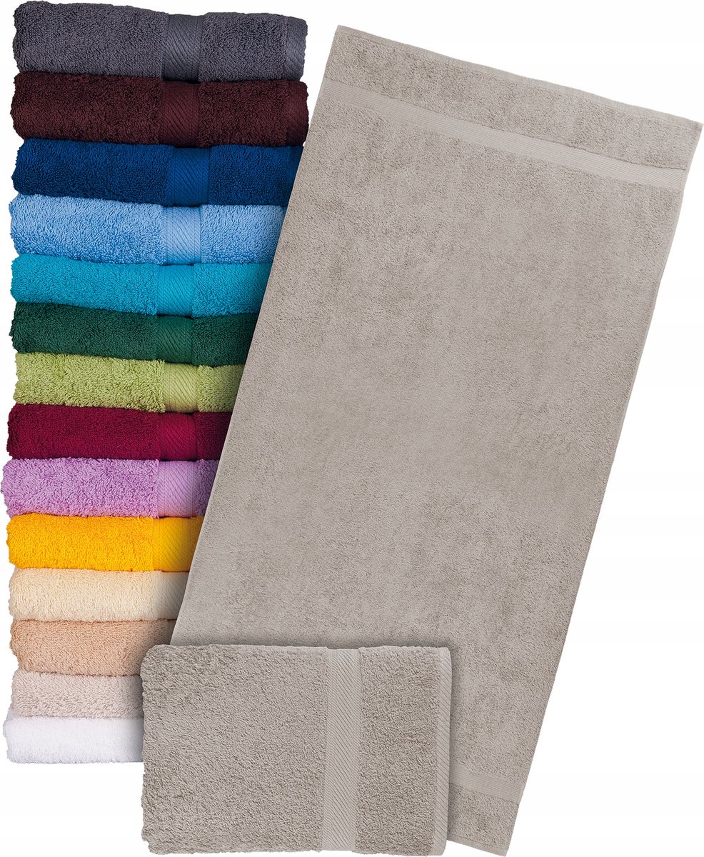 Reis T-SOFT badkamerdoek 70x140cm Dik Lichtgrijs 500 g/m²