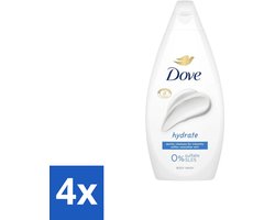 4 x Dove Douchecrème - Hydrate - 450 ml - Douchegel - Dove - Hydraterende Douche - Zachte Huid - Droge Huid