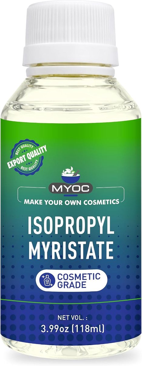 Isopropyl Myristate - 118 ml, Isopropyl Myristate for Skin, Isopropyl Myristate for Cosmetic, IPM for Makeup Remover - ShopVlot