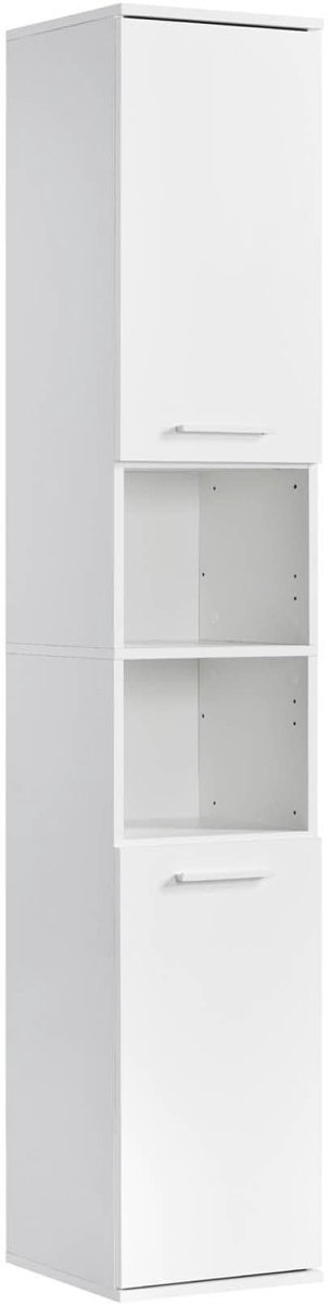 mokebo Badkamer kolomkast 'Der Matrose' (180x33x34 cm) Smalle badkamer zijkast of houten badkamerkast in Wit