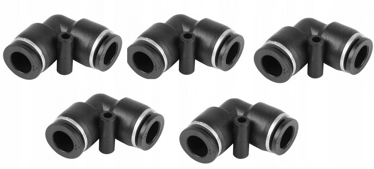 Pneumatische Koppeling 10mm Bocht 5 Stuks