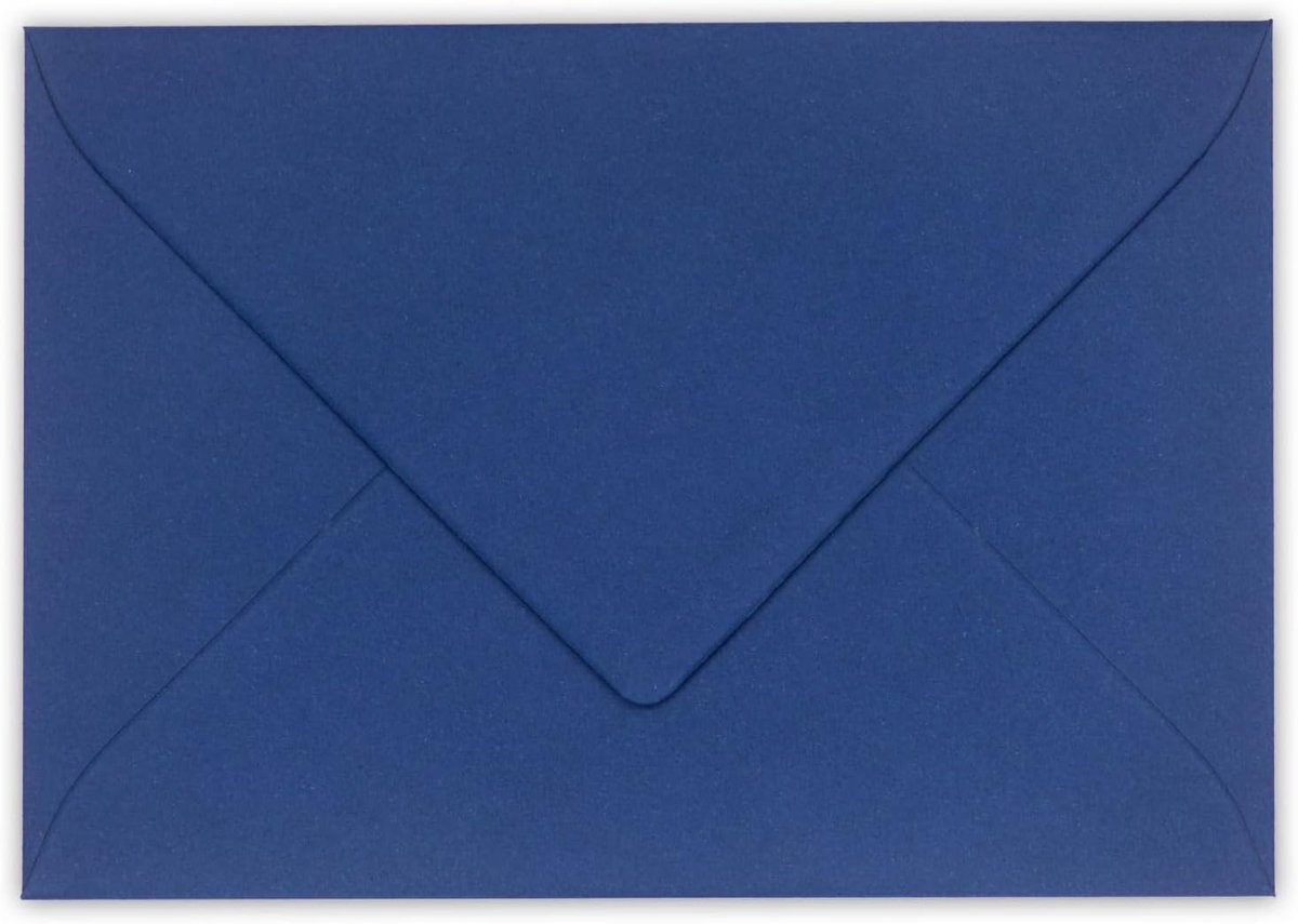 Enveloppen DIN C6 - Donkerblauw - Nathechting - Perfect voor uitnodigingen - ShopVlot