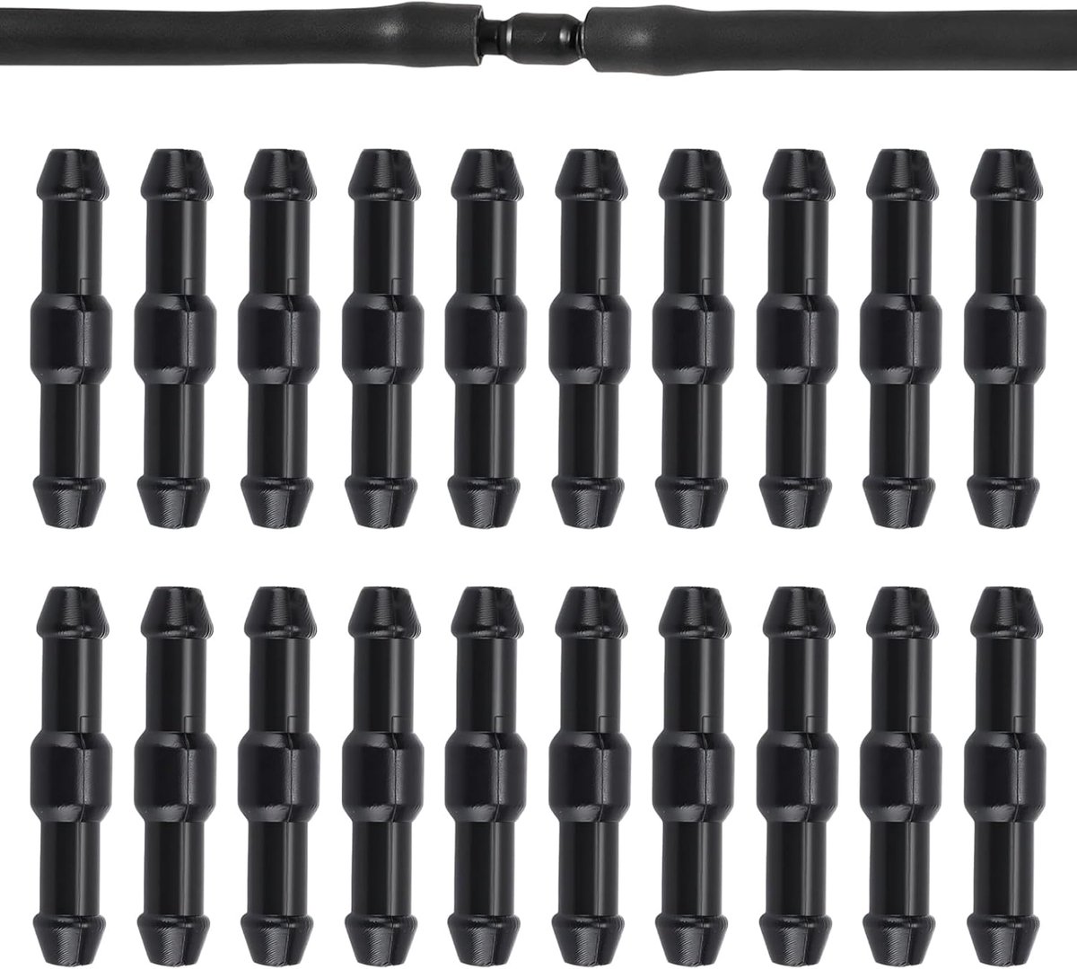 Slangconnector set - universele ruitenwissers - adapterconnector - verbeterde zichtbaarheid tijdens het rijden - ShopVlot