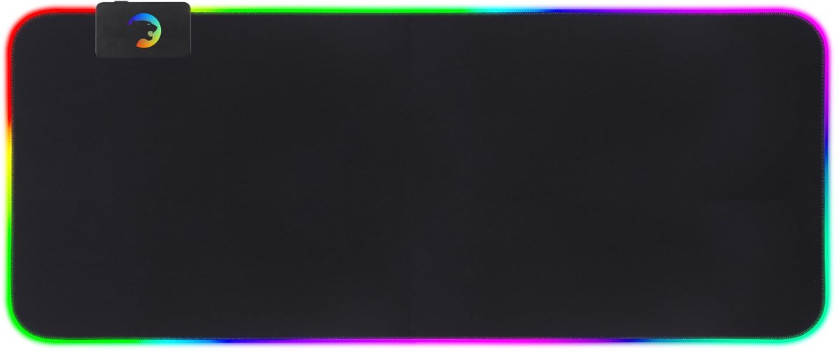 gaming-muismat 700 x 300 mm - RGB verlichting - waterbestendig - antislip rubberen basis - ShopVlot