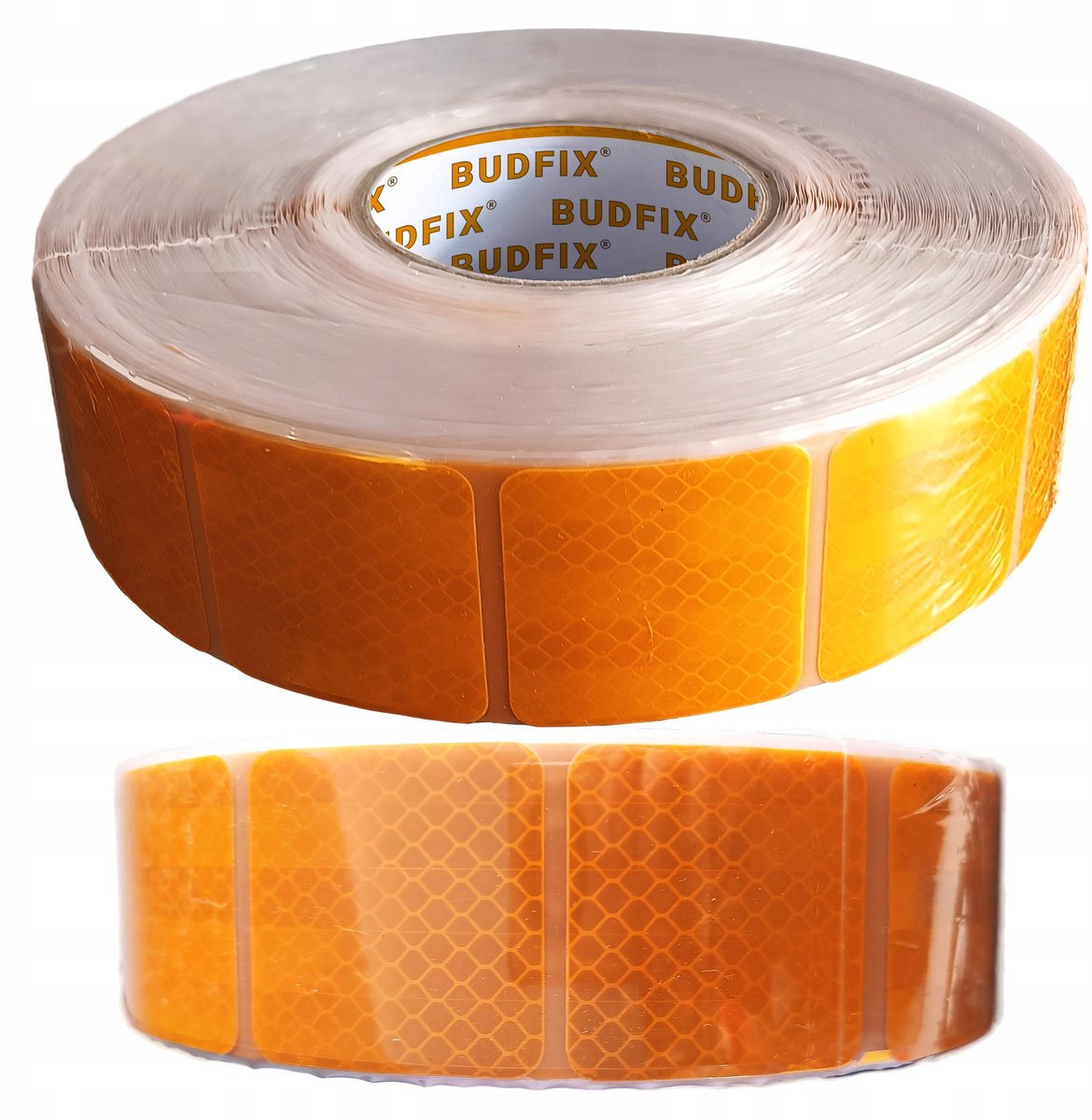 Zelfklevende Gele Reflecterende Tape - 50x50mm Segmenten - 100 Stuks
