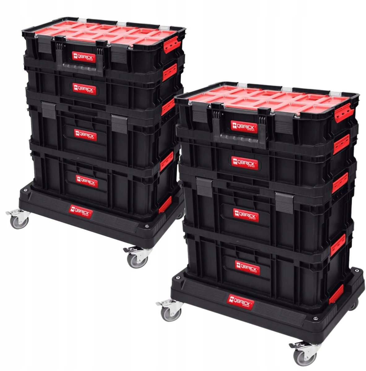 Qbrick System Two Promo 7-delige Mobiele Gereedschapskist op Wielen